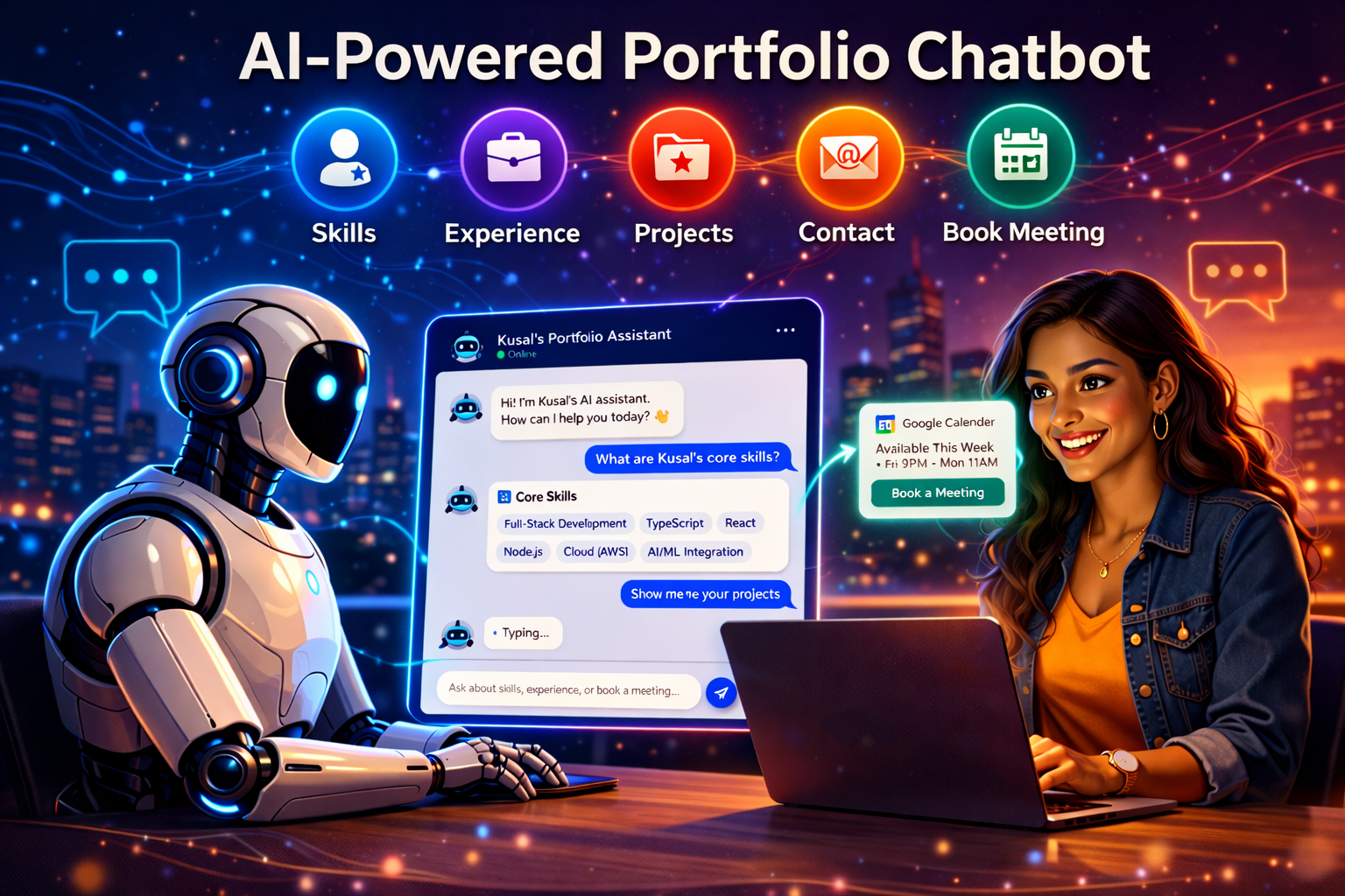 Chatbot Portfolio Examples Kusal Dissanayake